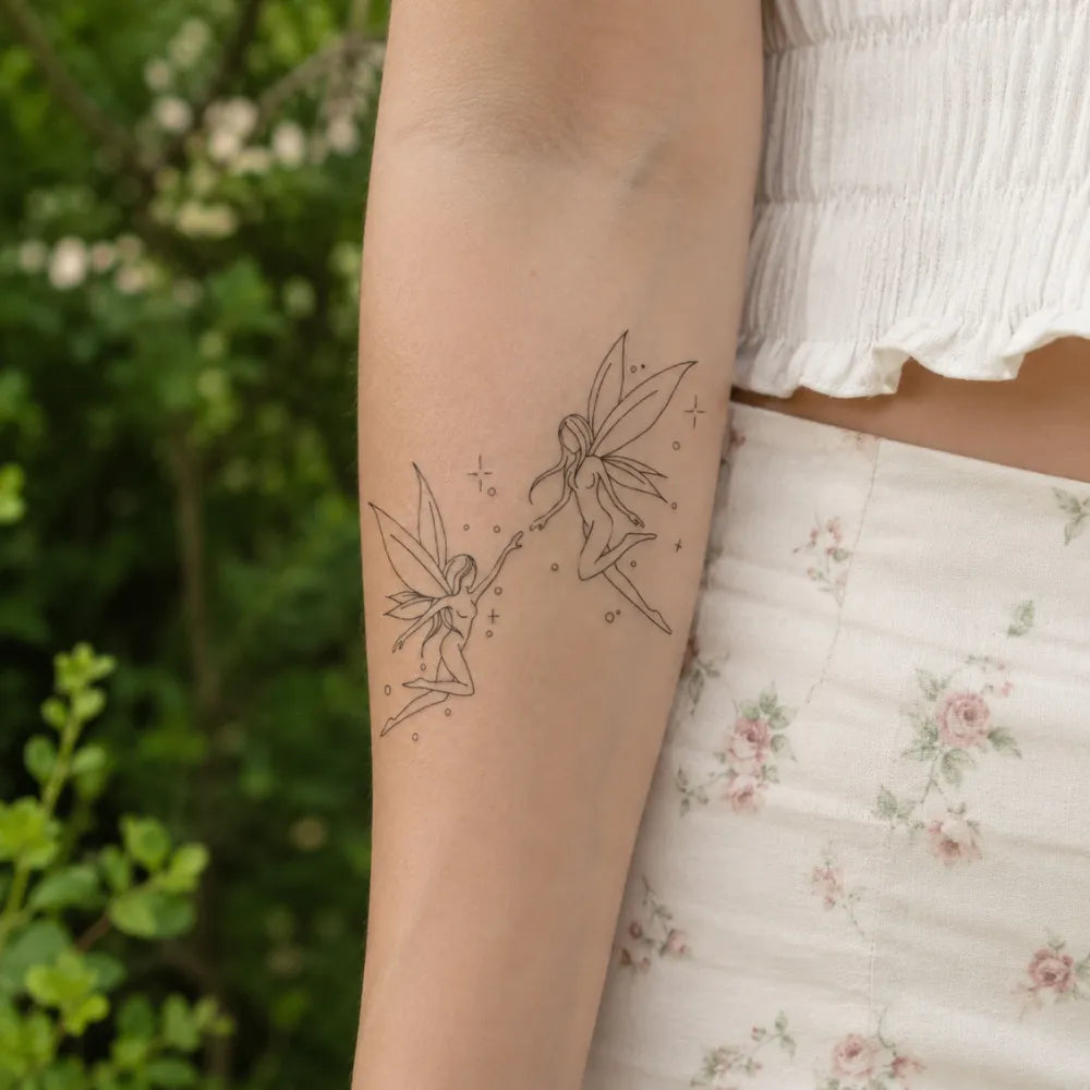 SafeTatt — Dancing Fairies · fotografie tetování na kůži