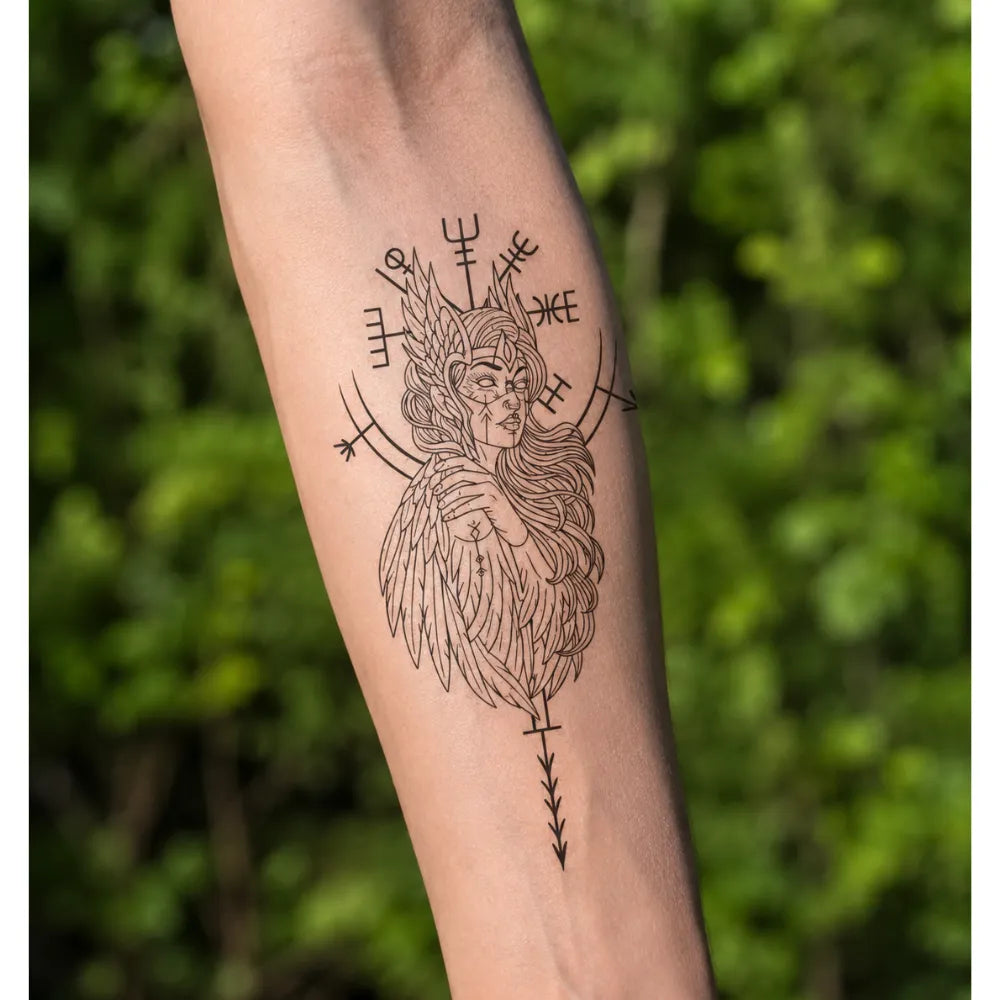 SafeTatt — Valkyrie Mark · fotografie tetování na kůži