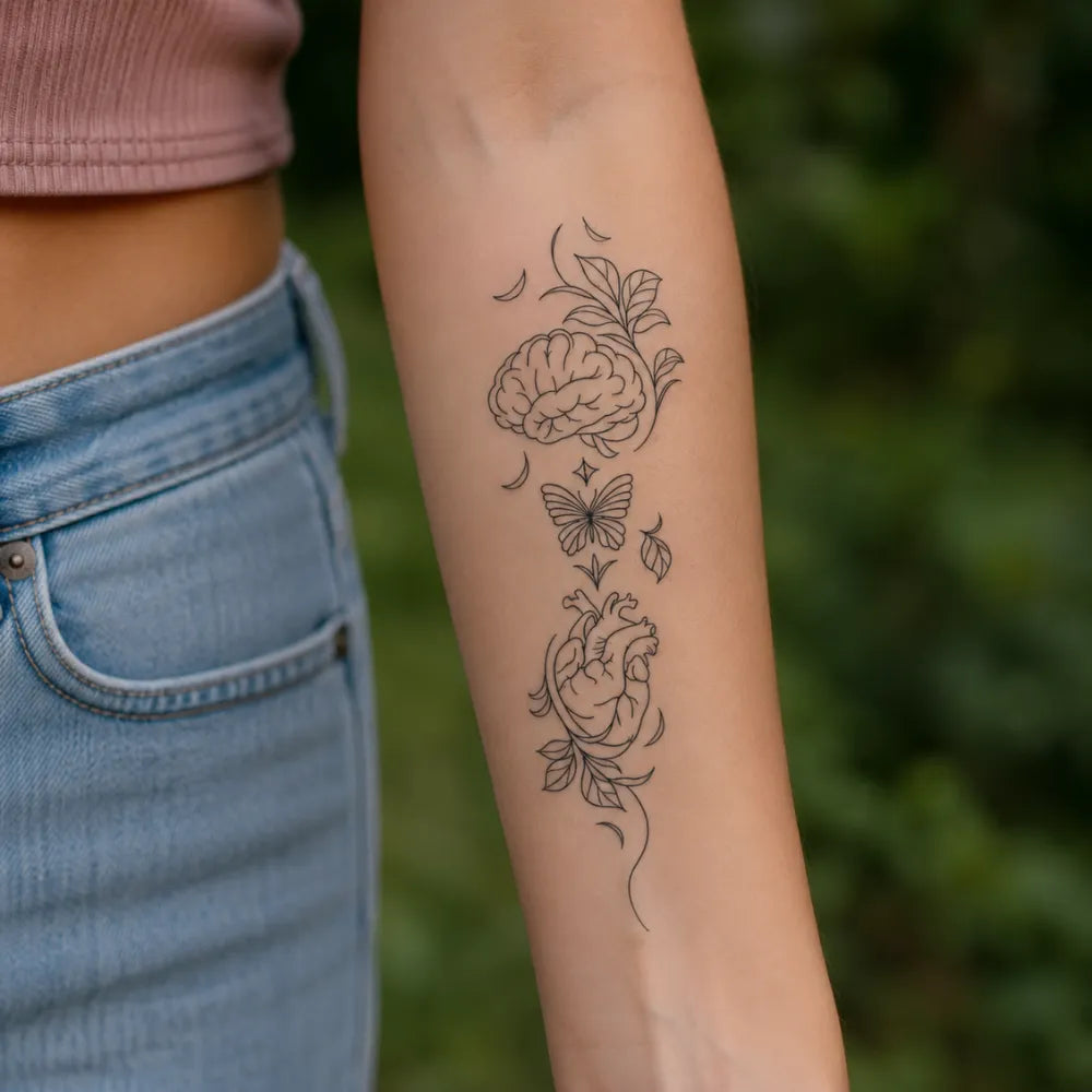 SafeTatt — Mind Bloom · fotografie tetování na kůži