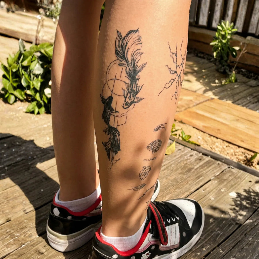 Yin & Yang Koi Fish