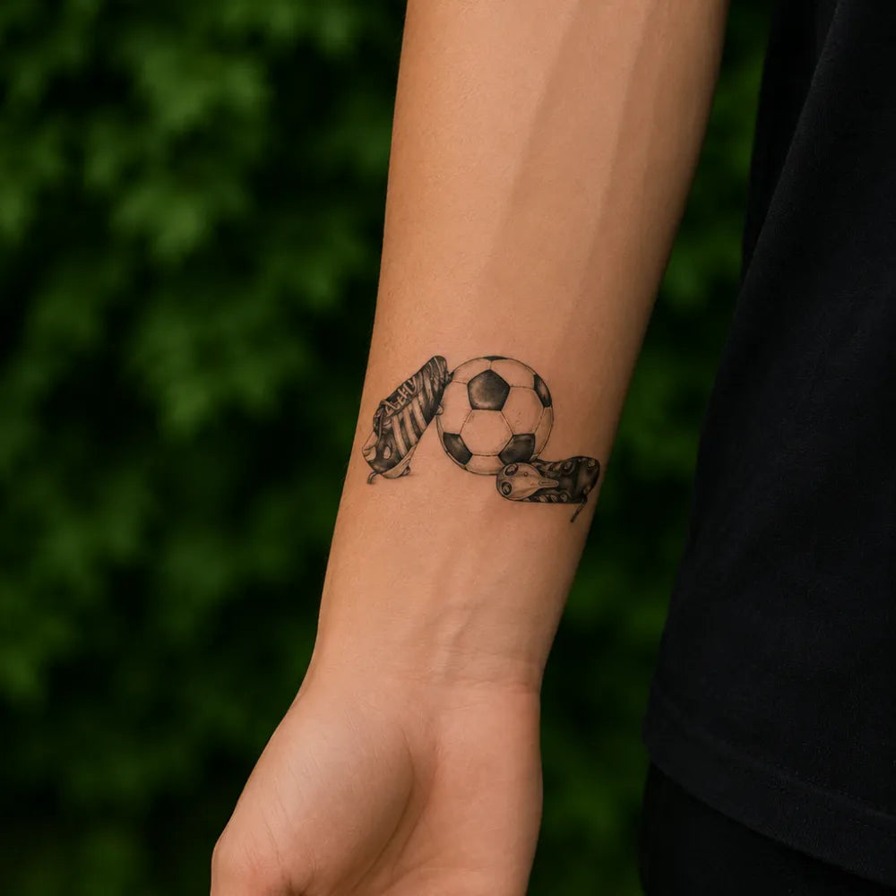 SafeTatt — Soccer Passion · fotografie tetování na kůži
