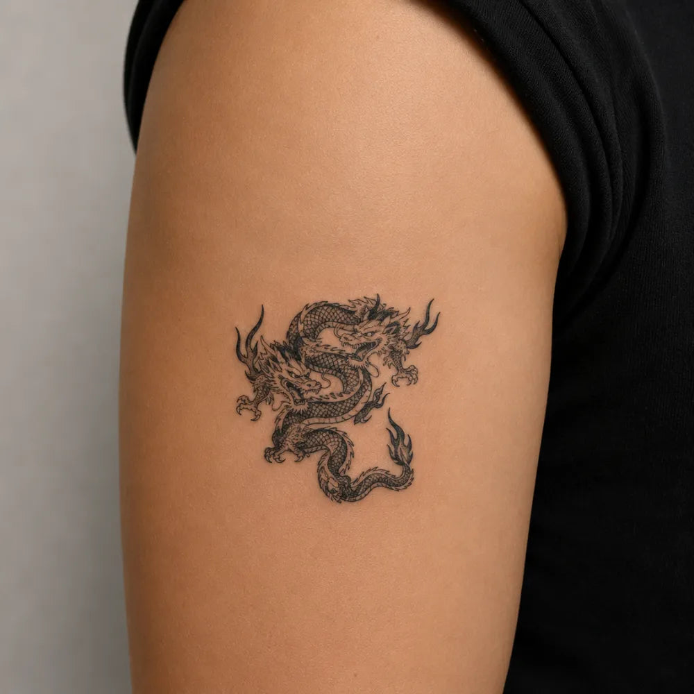 SafeTatt — Dragon Spirit · fotografie tetování na kůži