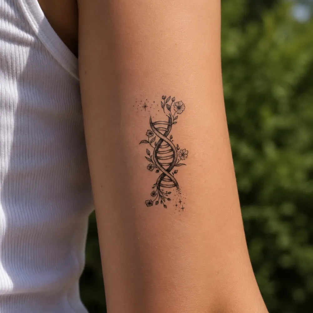 SafeTatt — Nature's Code · fotografie tetování na kůži