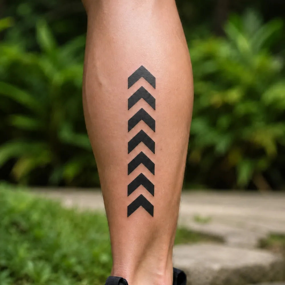 SafeTatt — Bold Chevron · fotografie tetování na kůži