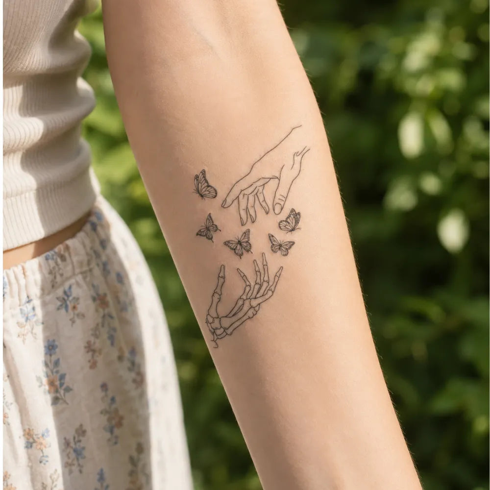 SafeTatt — Fragile Touch · fotografie tetování na kůži